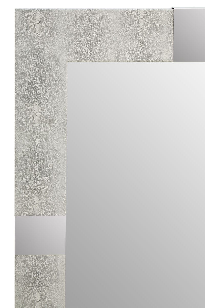 Esperance Mirrors Cardona Grey Shagreen Effect Wall Mirror House of Isabella UK