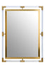 Esperance Mirrors Cardona Wall Mirror with Clear and Matt Gold Frame House of Isabella UK