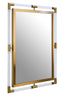 Esperance Mirrors Cardona Wall Mirror with Clear and Matt Gold Frame House of Isabella UK