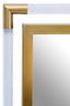 Esperance Mirrors Cardona Wall Mirror with Clear and Matt Gold Frame House of Isabella UK