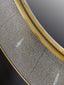 Esperance Mirrors Deruta Grey Shagreen Effect Wall Mirror House of Isabella UK