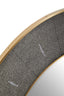 Esperance Mirrors Deruta Grey Shagreen Effect Wall Mirror House of Isabella UK