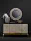 Esperance Mirrors Deruta Grey Shagreen Effect Wall Mirror House of Isabella UK