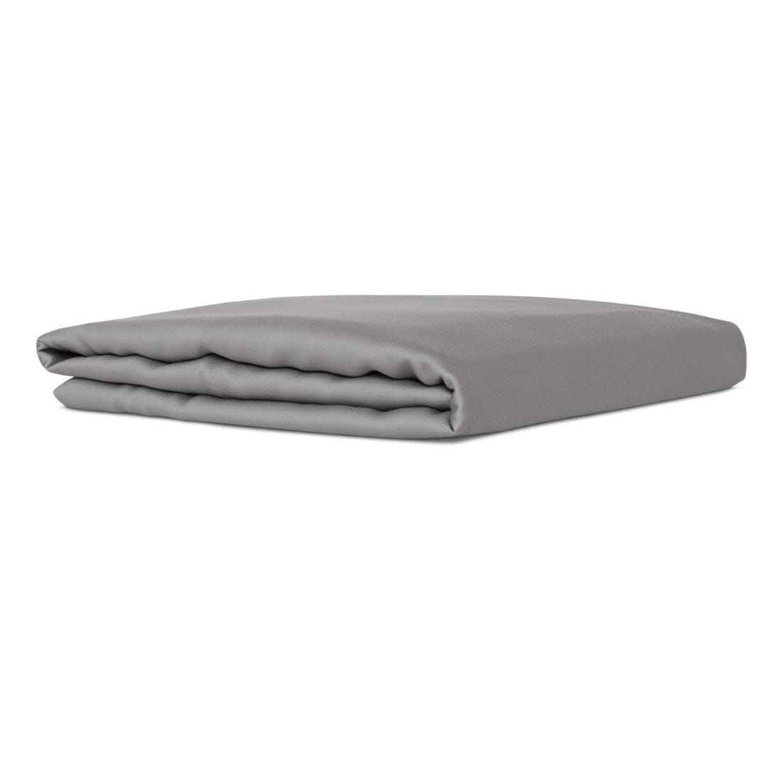 Ethical Bedding™ Bed Sheets Super King / Grey Fitted Sheet in Grey (Eucalyptus Silk) House of Isabella UK