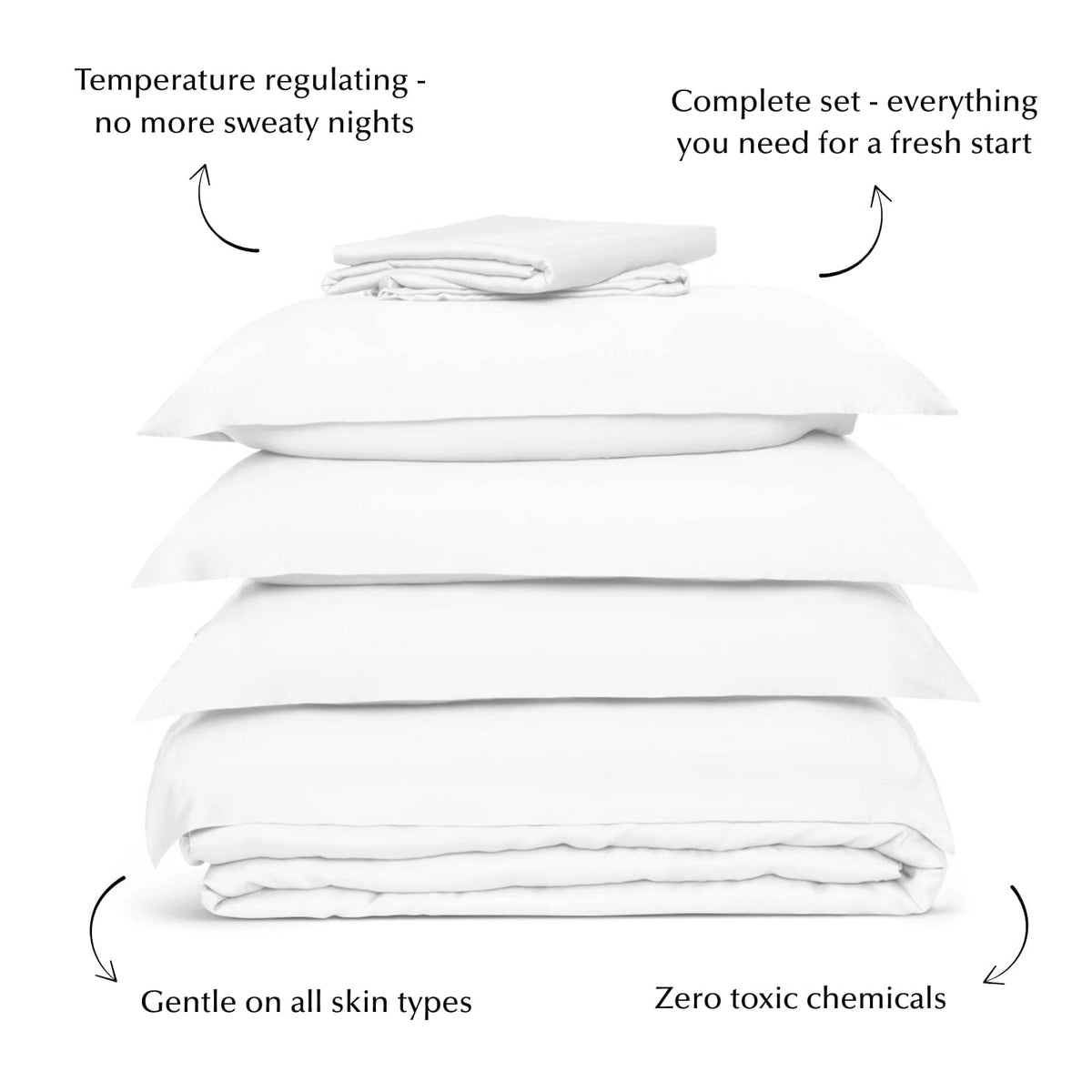 Ethical Bedding™ Bedding Sets/Bundles Summer Move In Bundle in White House of Isabella UK