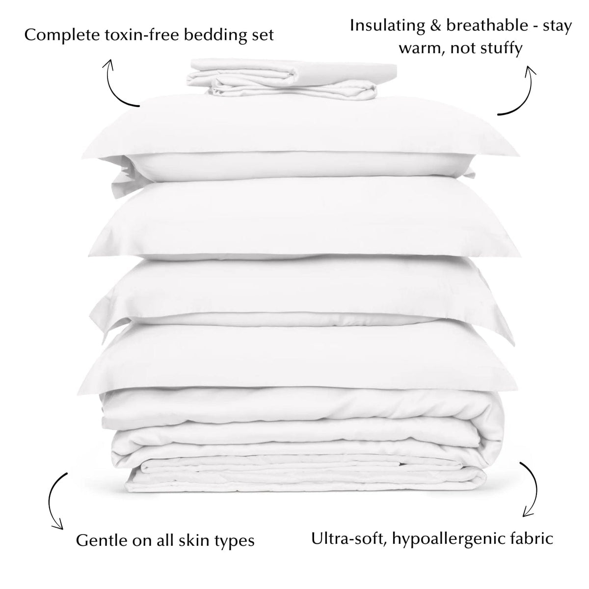 Ethical Bedding™ Bedding Sets/Bundles Winter Transformation Bundle in White House of Isabella UK