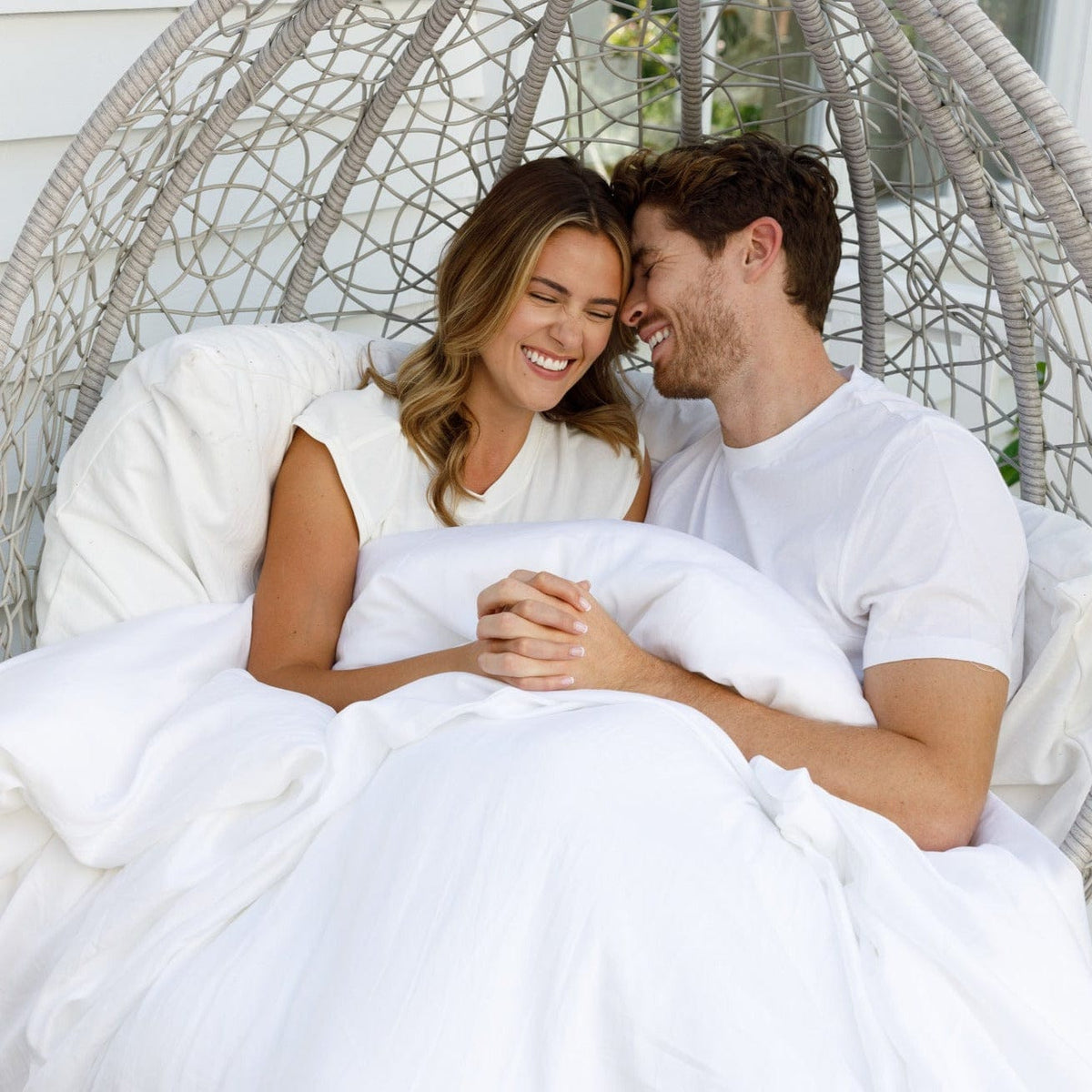 Ethical Bedding™ Duvet Covers Cool & Comfy Silk Duvet Cover (Eucalyptus) House of Isabella UK