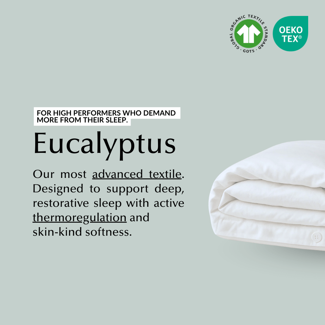 Ethical Bedding™ Duvet Covers Cool & Comfy Silk Duvet Cover (Eucalyptus) House of Isabella UK