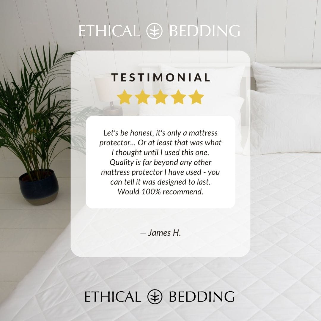 Ethical Bedding™ Mattress Toppers & Protectors Bamboo Mattress Protector (Eucalyptus & Bamboo) House of Isabella UK