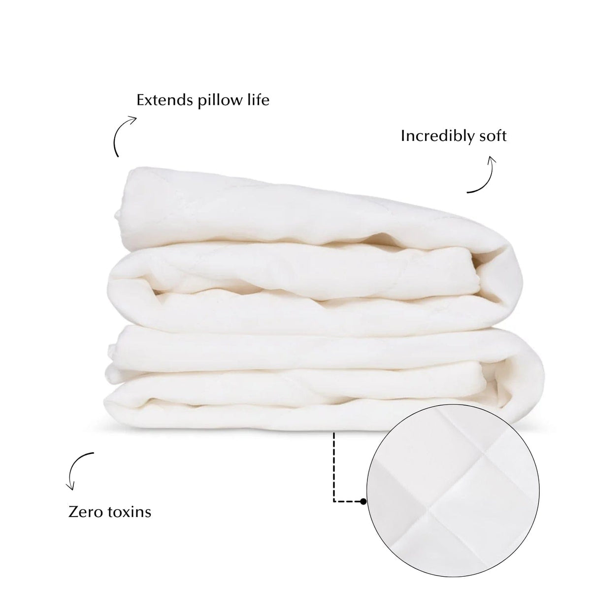 Ethical Bedding™ Pillow Protectors Bamboo Pillow Protectors (Eucalyptus & Bamboo) House of Isabella UK