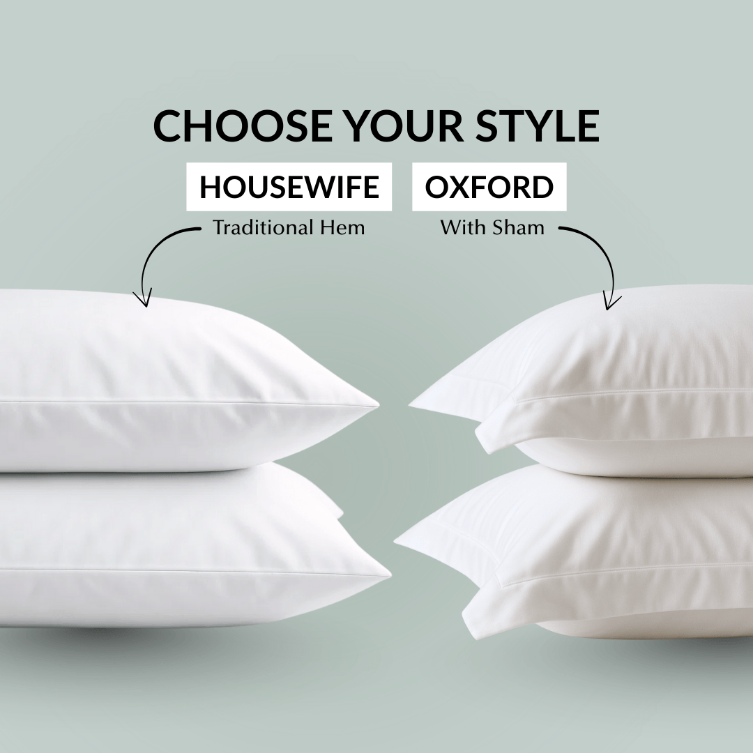 Ethical Bedding™ Pillowcases Cool & Comfy Silk Pillowcase Pair (Eucalyptus) House of Isabella UK