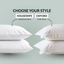 Ethical Bedding™ Pillowcases Cool & Comfy Silk Pillowcase Pair (Eucalyptus) House of Isabella UK