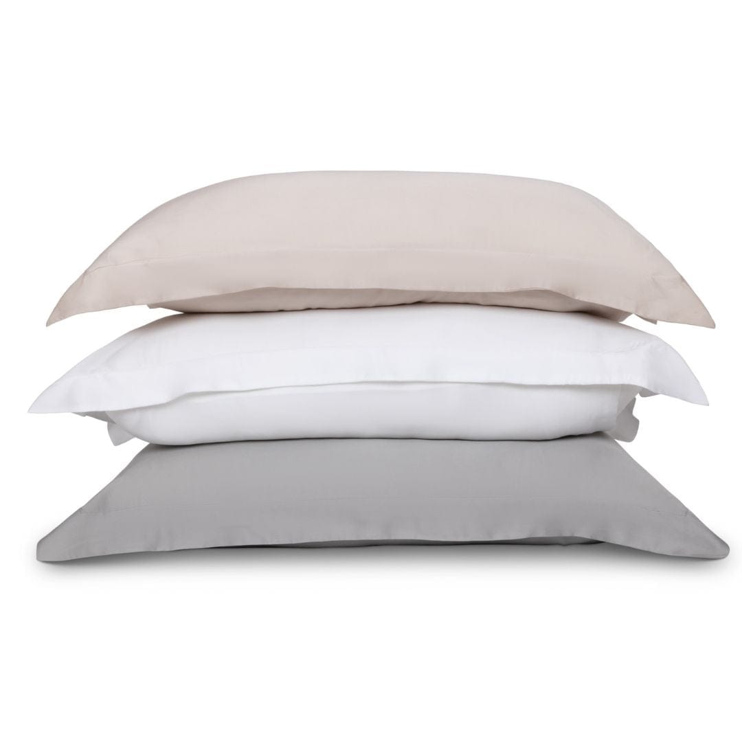 Ethical Bedding™ Pillowcases Eucalyptus Silk Pillowcase Pair in Grey (Best Seller) House of Isabella UK