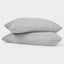 Ethical Bedding™ Pillows Regular / Grey / Housewife / Soft / Medium Sleepyhead Silk Pillow Set in Grey House of Isabella UK