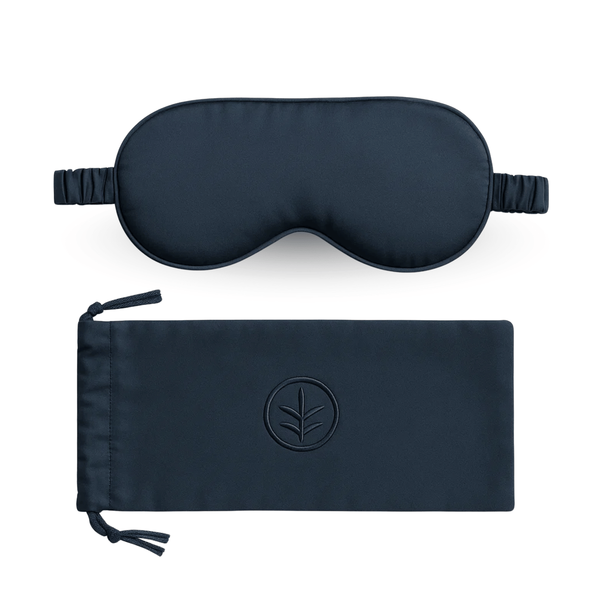 Ethical Bedding™ Sleep Accessories Essential Silk Sleep Eye Mask in Navy (Eucalyptus Silk) House of Isabella UK