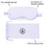 Ethical Bedding™ Sleep Accessories Essential Silk Sleep Eye Mask in Sky Blue (Eucalyptus Silk) House of Isabella UK