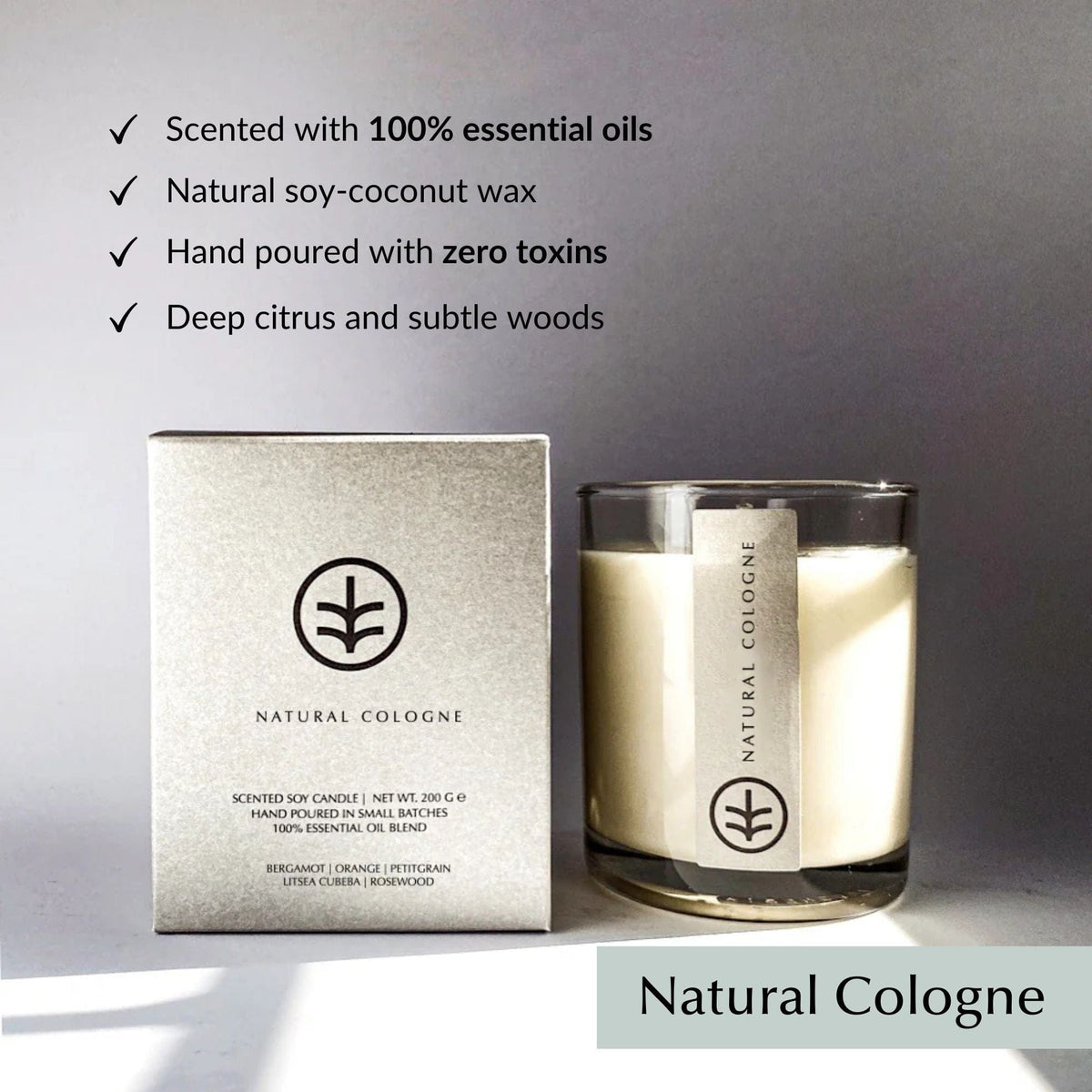 Ethical Bedding™ Sleep Accessories Non-Toxic Organic Candle (Hand Poured) House of Isabella UK
