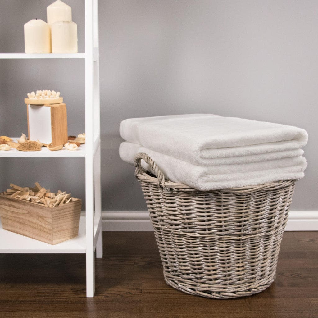 Ethical Bedding™ Towels Bath Sheet Luxury Bamboo Towel in White House of Isabella UK