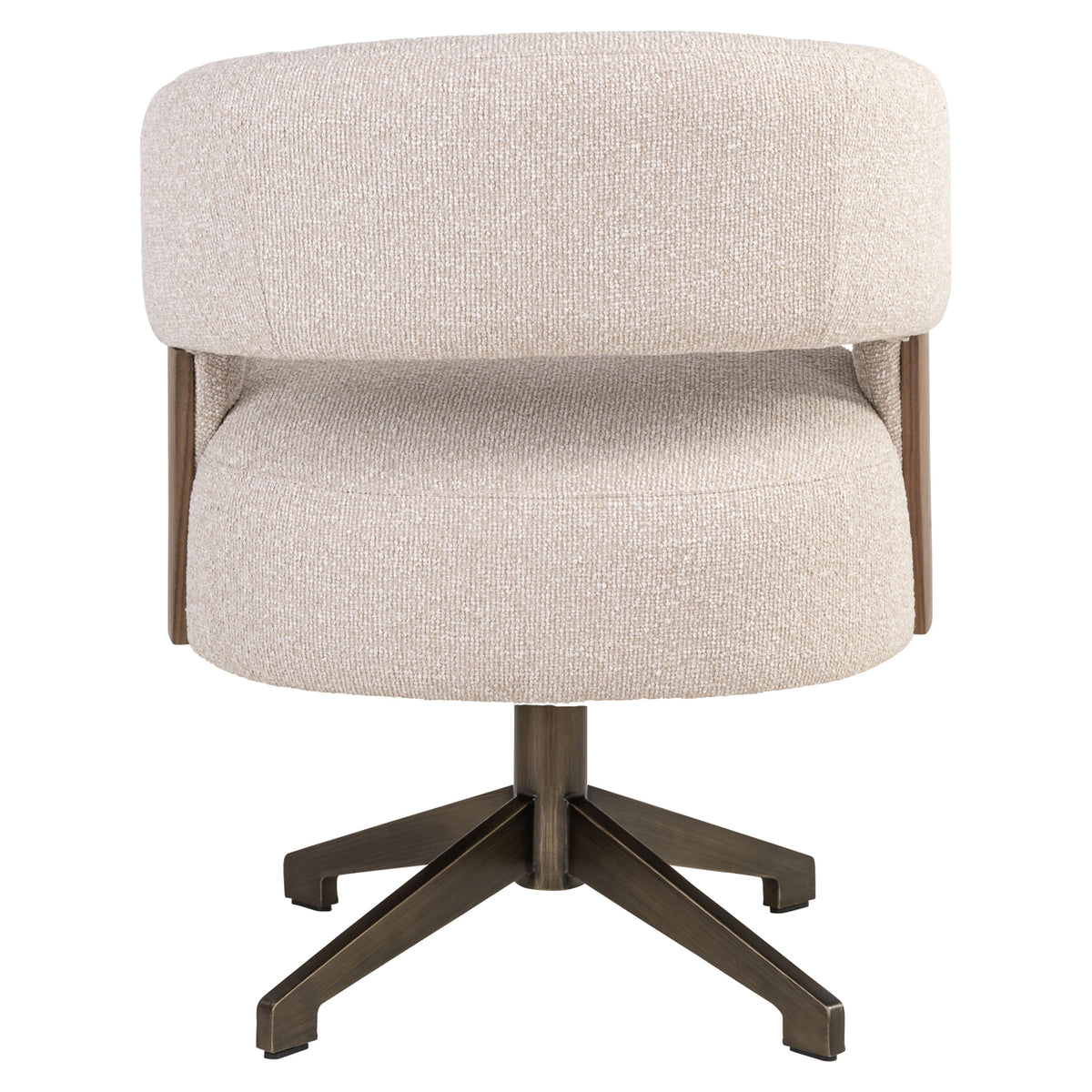 Dining chair Pollux lodge desert walnut - swivel