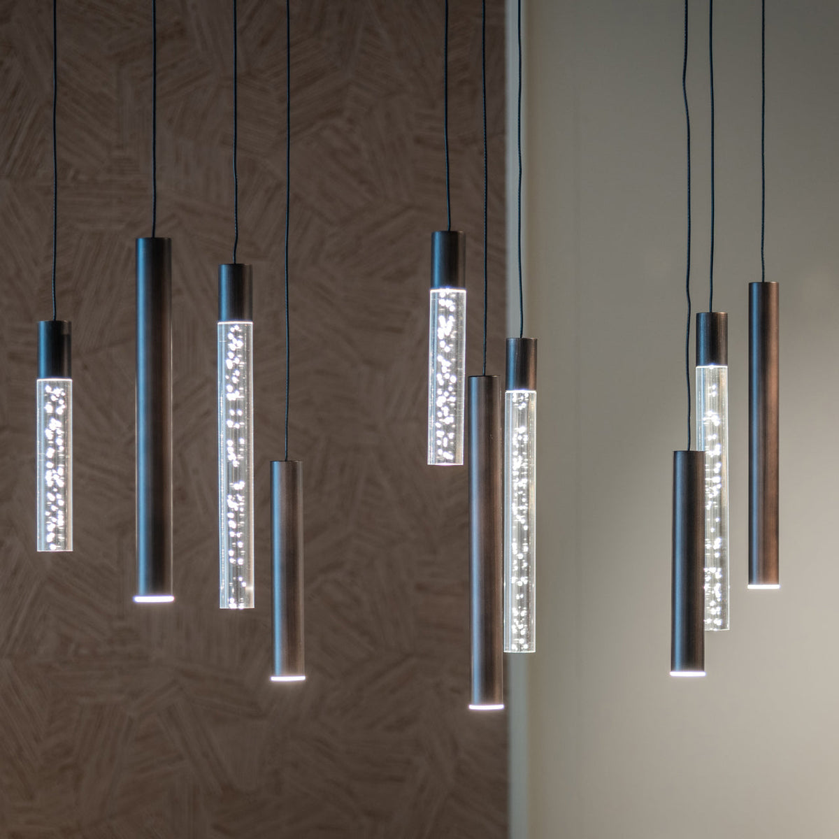 Chandelier Oxley bronze large