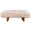 Pebworth Bench in Mongolian Fur