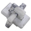 Loop Sculpture in Grey Marble - Large
