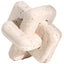 Loop Sculpture in Beige Stone - Large