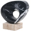 Geometric Sculpture in Black Marble