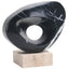 Geometric Sculpture in Black Marble