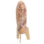 Rocket Sculpture in Brown Marble - Large