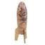 Rocket Sculpture in Brown Marble - Small