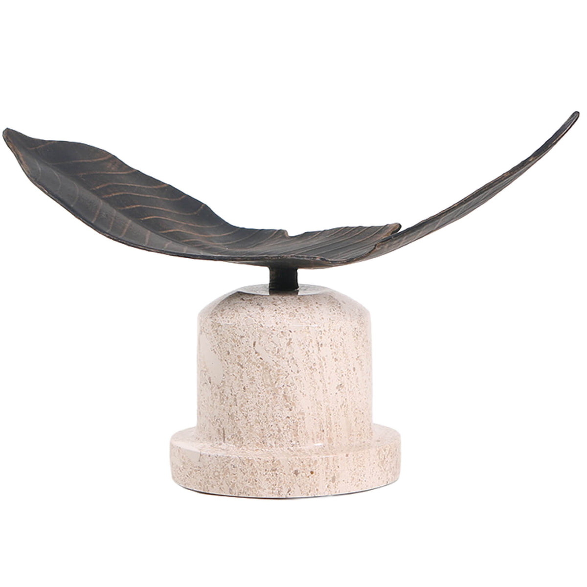Leaf Ornament on Marble Base