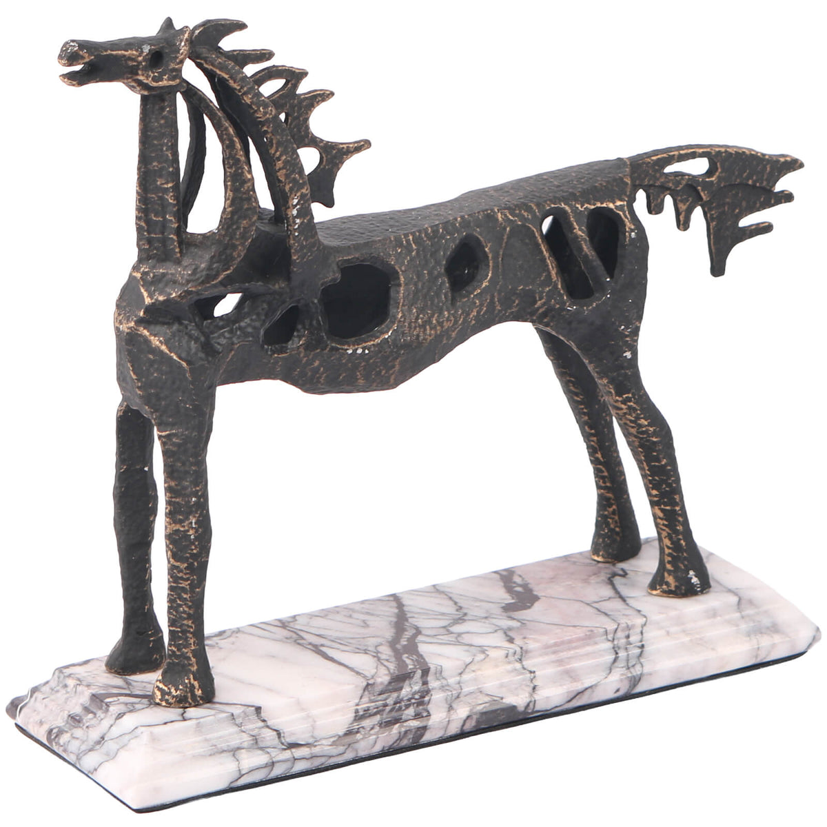 Horse Sculpture in Dark Bronze