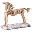 Horse Sculpture in Gold