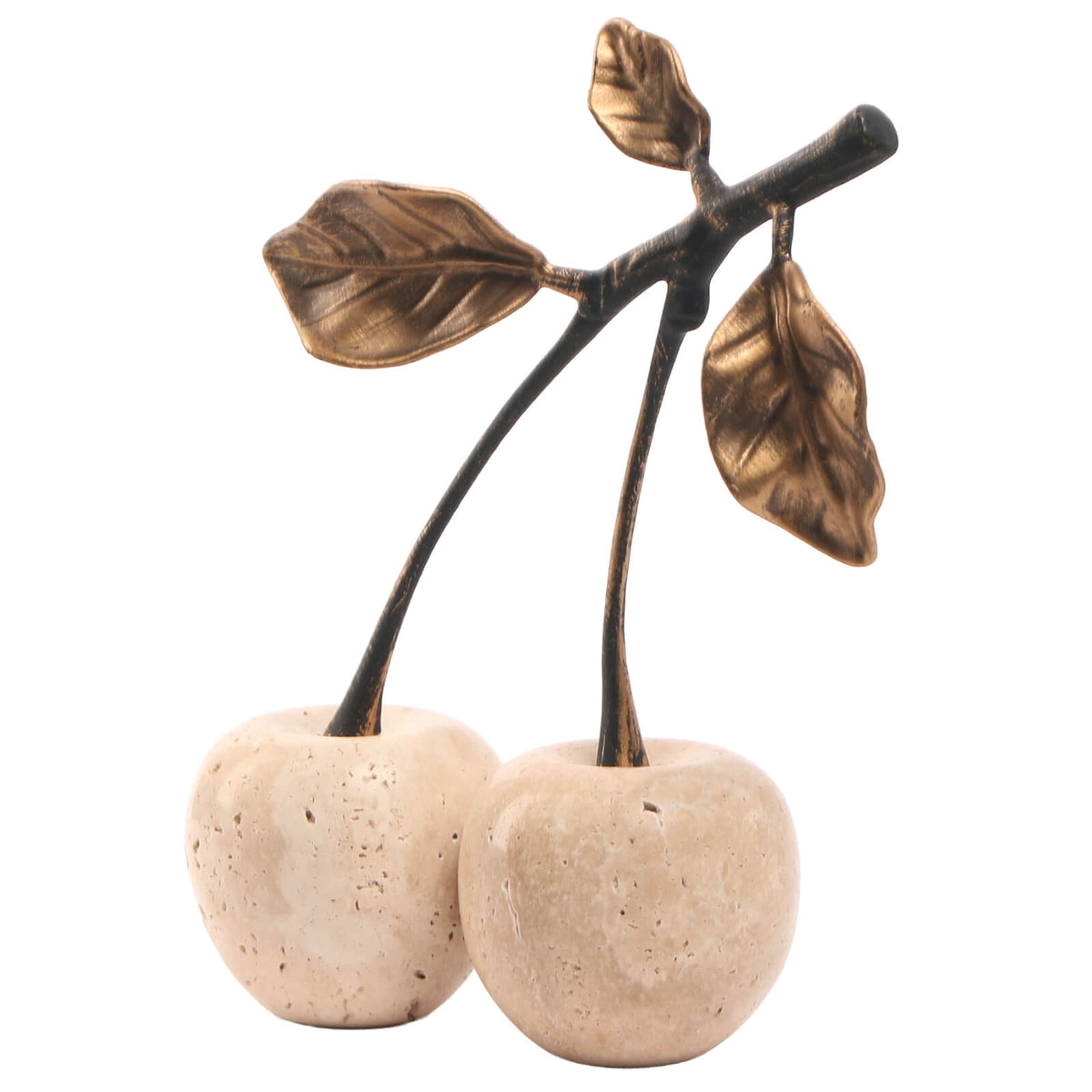 Cherry Ornament in Travertine
