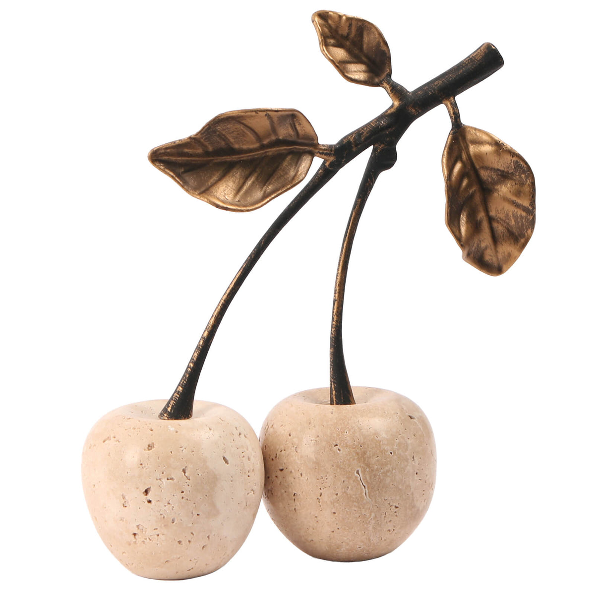 Cherry Ornament in Travertine