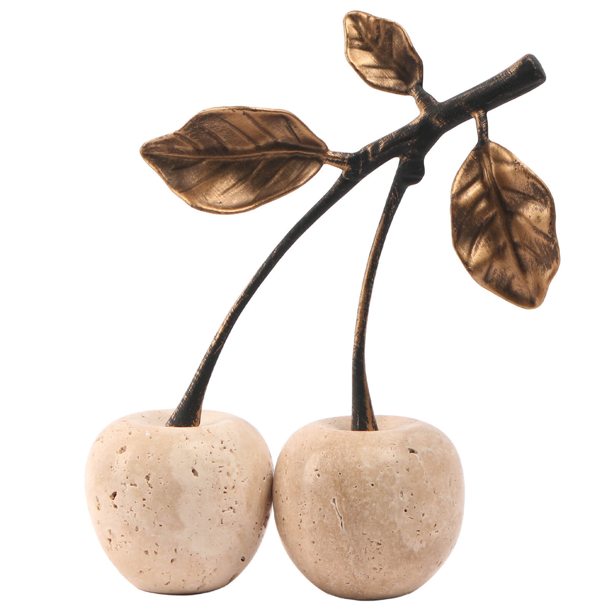 Cherry Ornament in Travertine
