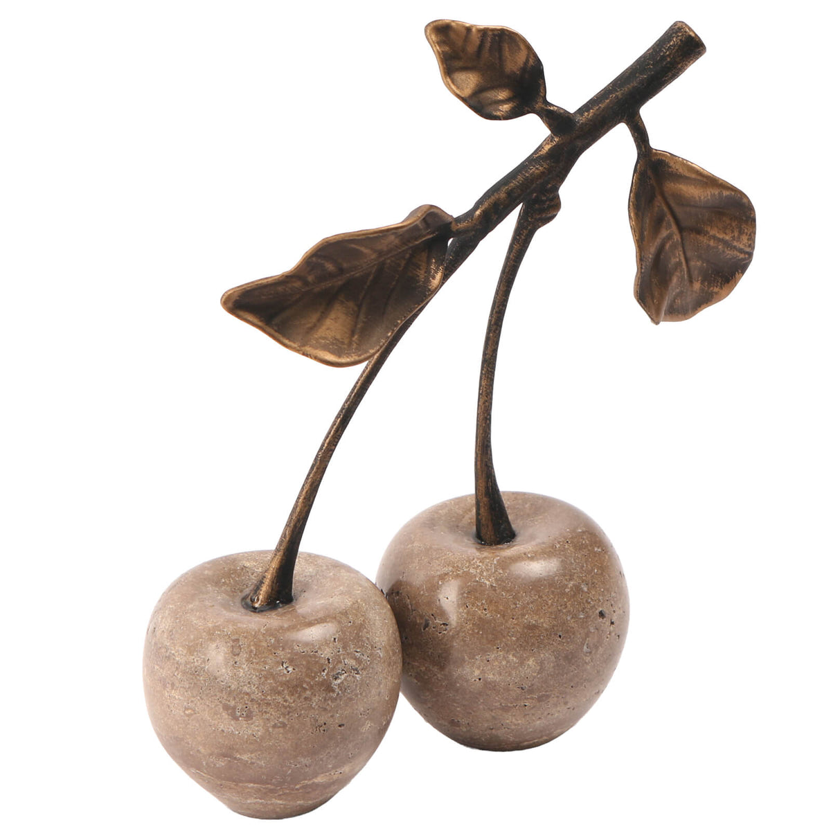 Cherry Ornament in Grey Marble