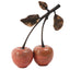 Cherry Ornament in Red Marble