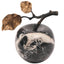Apple Ornament in Bulgari Black Marble