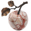 Apple Ornament in Bulgari Red Marble