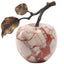 Apple Ornament in Bulgari Red Marble