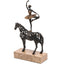 Dancing Balance Sculpture in Dark Bronze