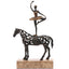 Dancing Balance Sculpture in Dark Bronze