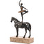 Dancing Balance Sculpture in Dark Bronze