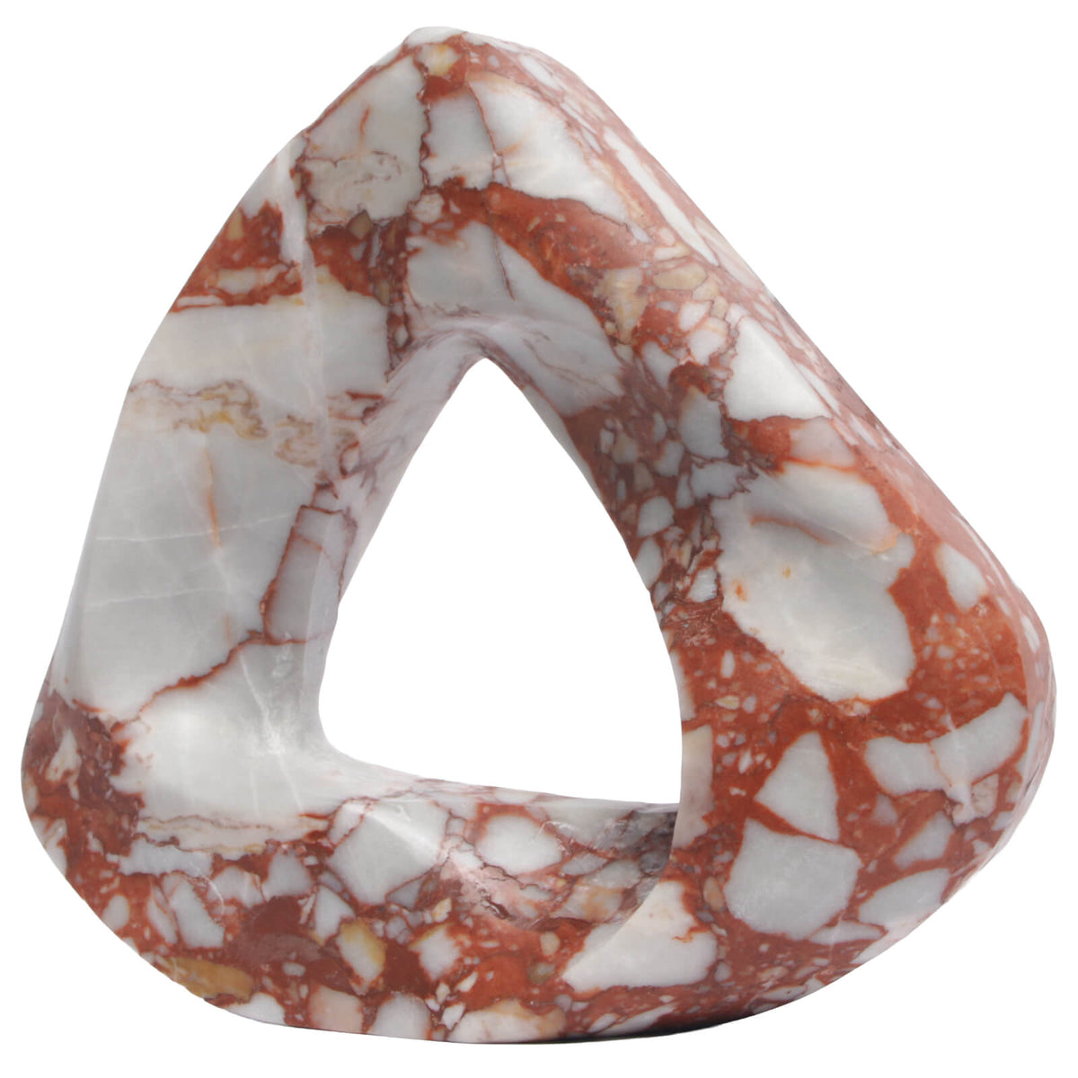Rosso Loop Abstract Art Ornament