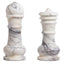 Chess King Ornament in Marble