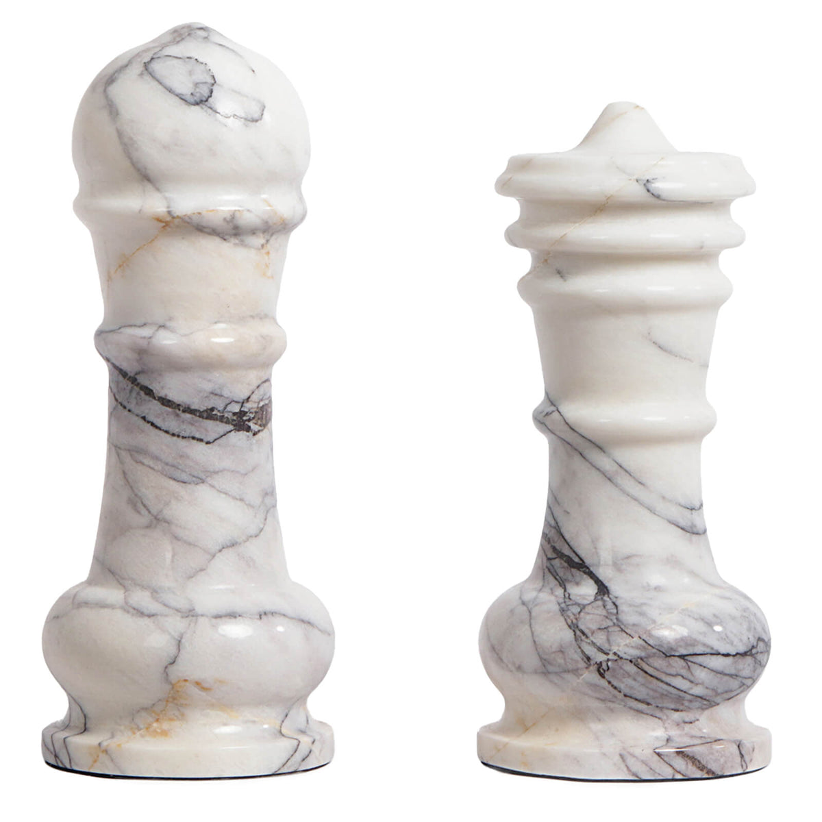 Chess Queen Ornament in Marble
