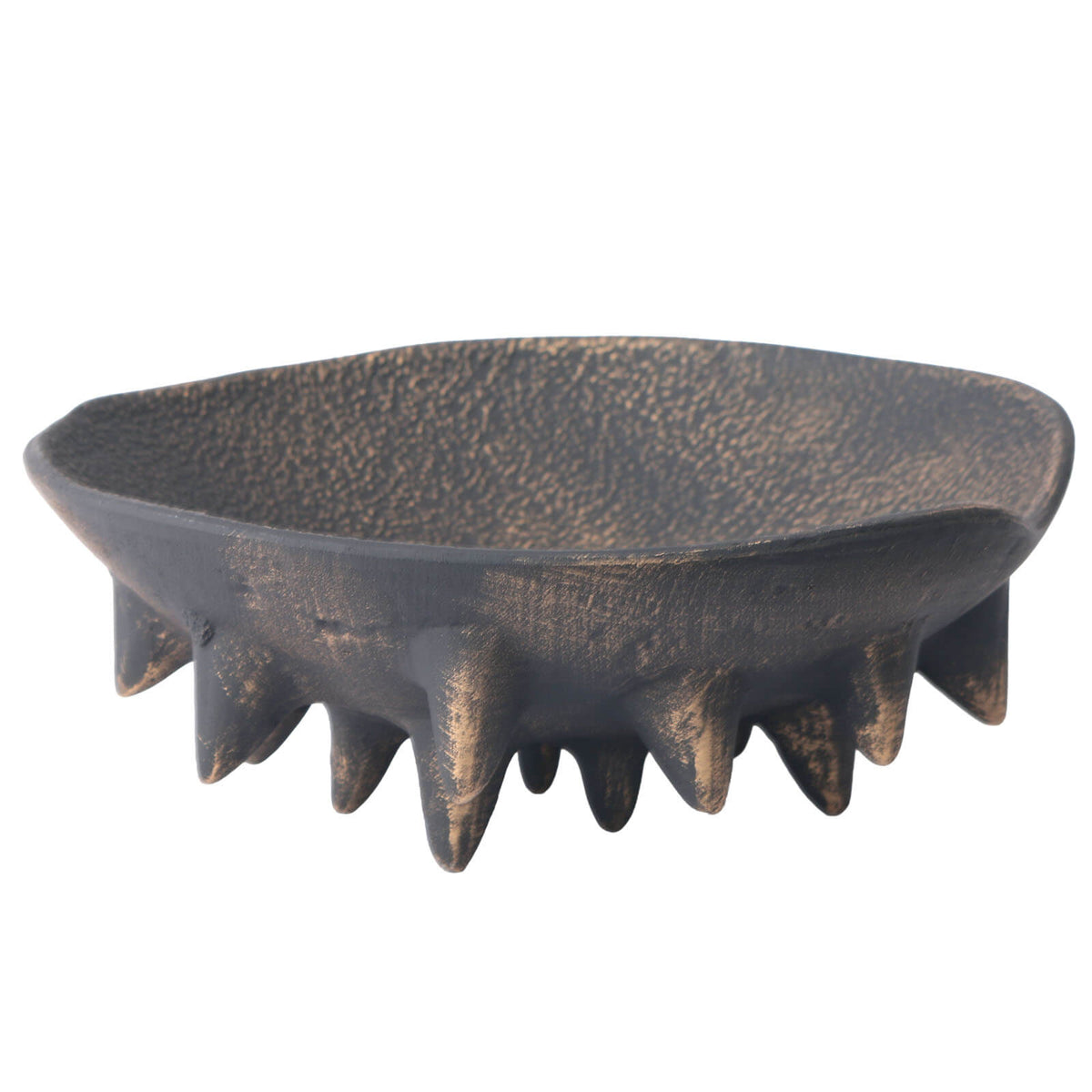 Metal Bowl in Vintage Black