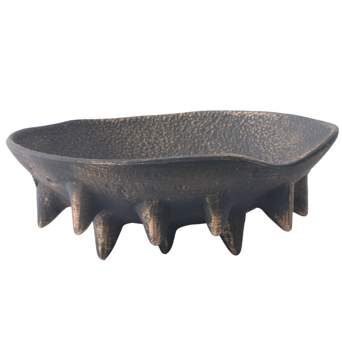 Metal Bowl in Vintage Black